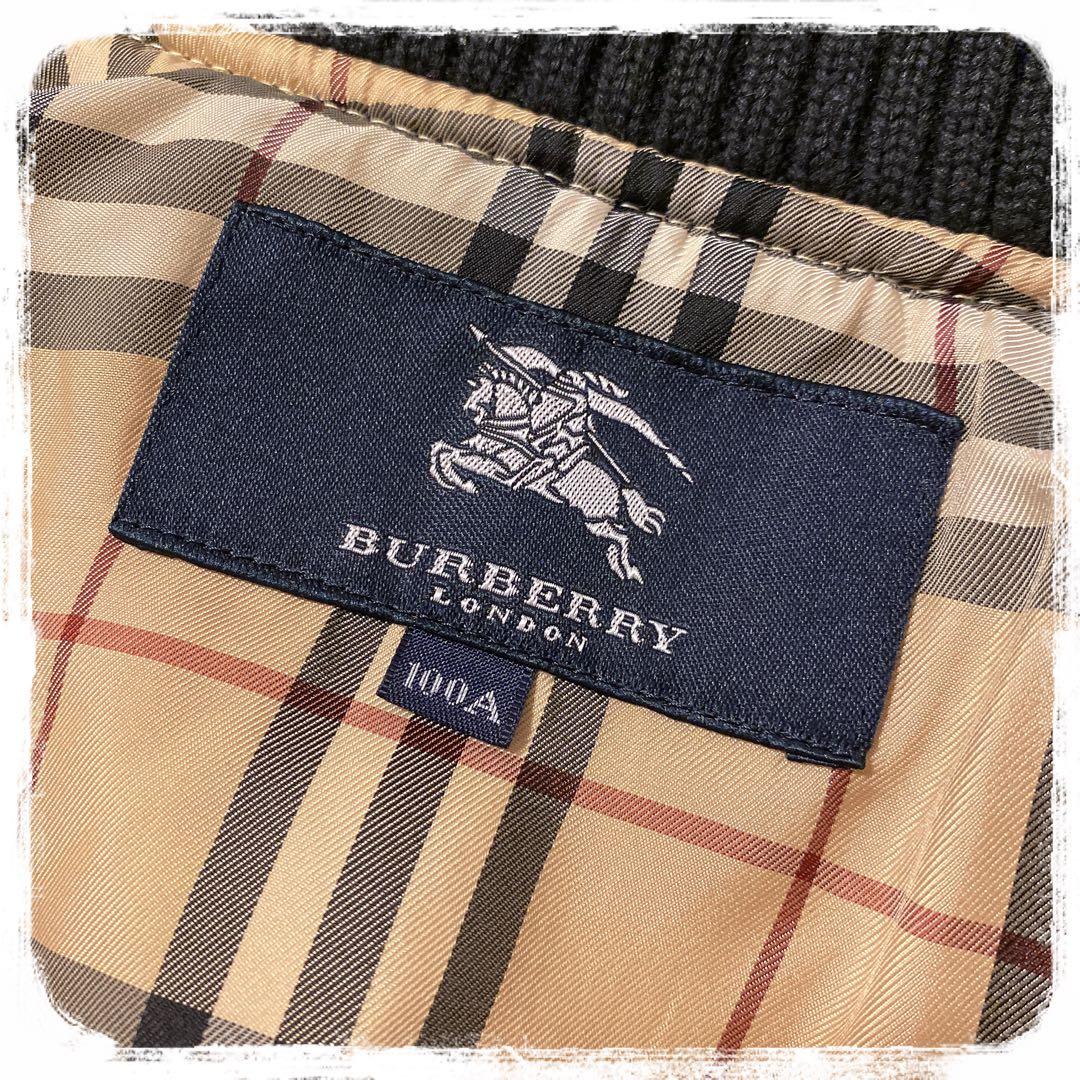 美品 BURBERRY LONDON ノバチェック ブルゾン ジャケット100A