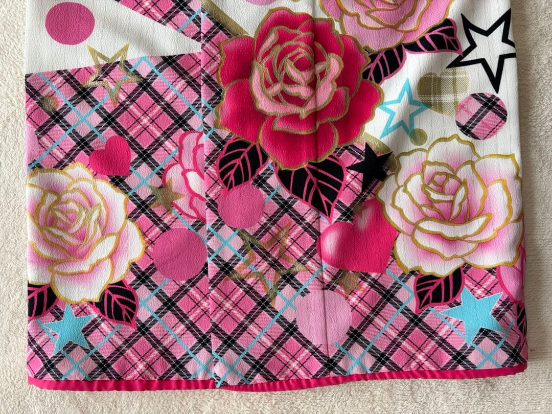 美品 南明奈 七五三 着物 長襦袢（半衿2つ）