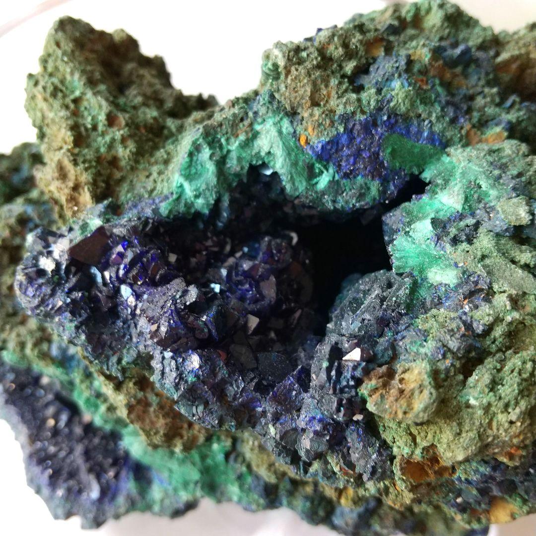 女神の叡智❇️ラオス産 アズライト マラカイト 美形状クラスター 868g