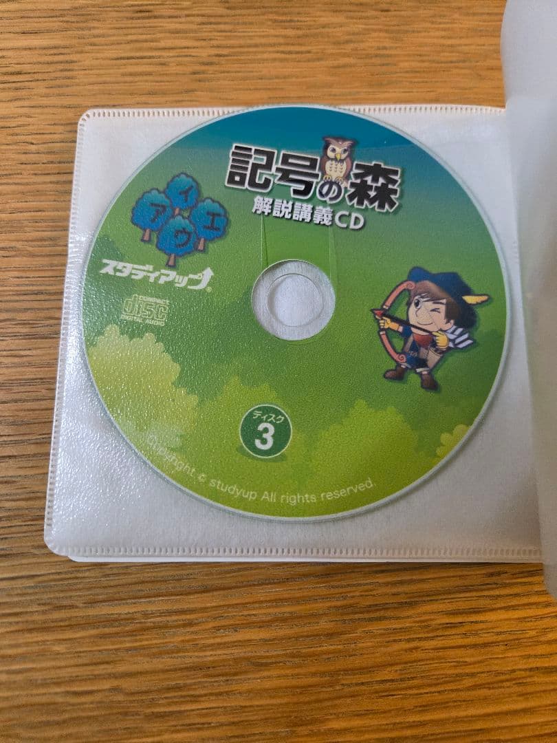 記号の森 中学受験　社会科 問題集 CDとCDプレイヤー付き
