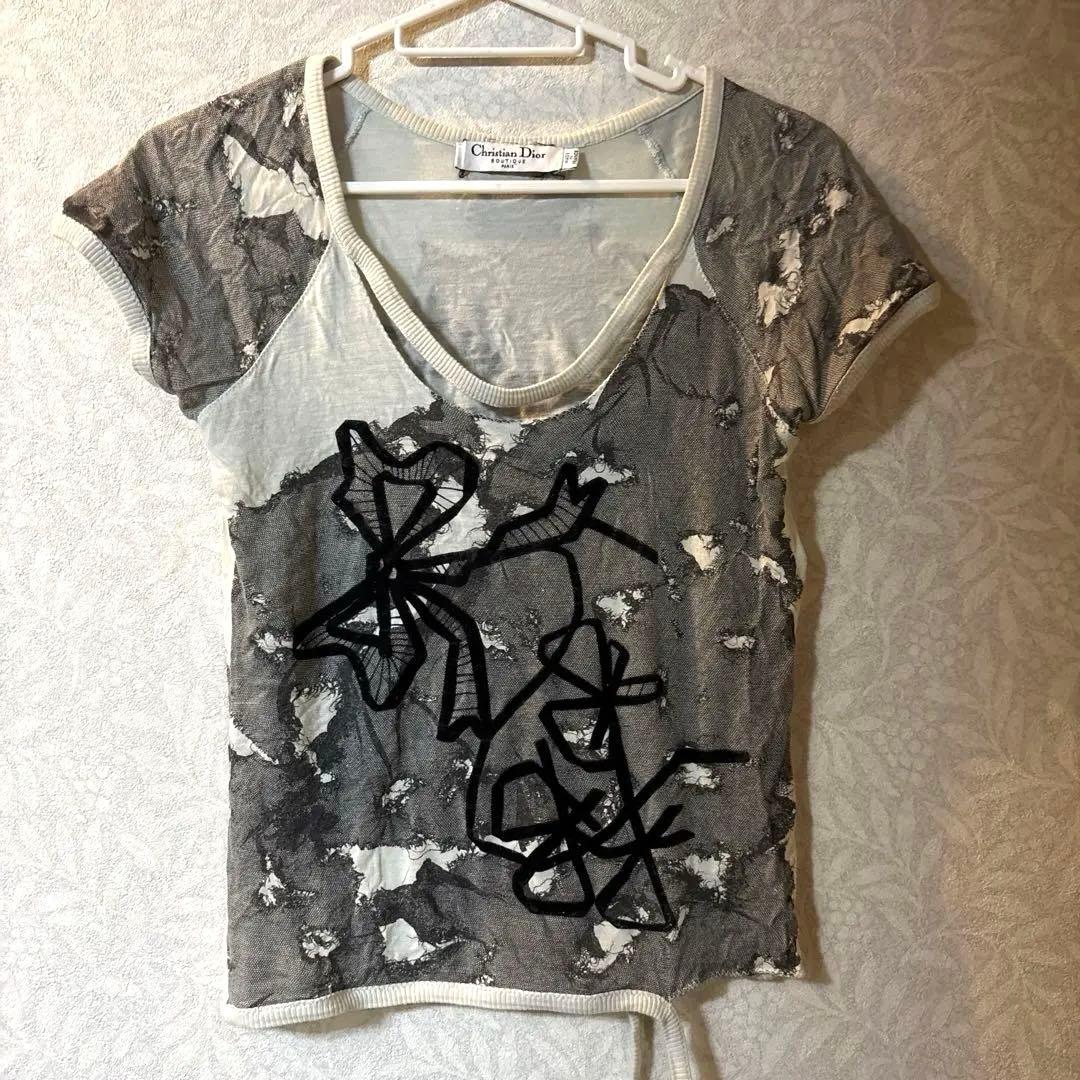 Christian Dior PreOwned 2006s カットアウトTシャツ