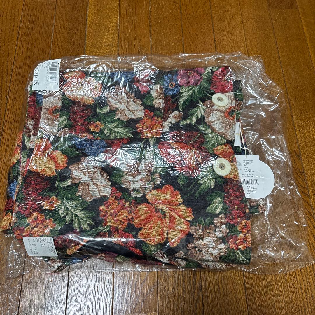 manana suerte ゴブラン織 花柄 チェスターコート