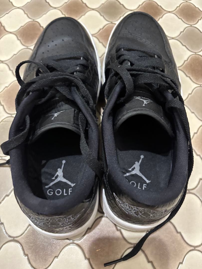 シューズ(男性用) Nike Air Jordan1 LowBlack Crocodile Skin