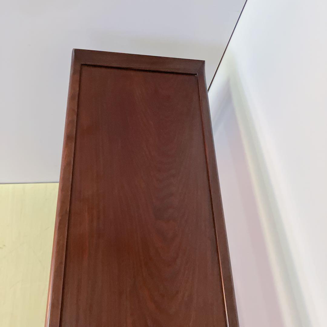 中澤唐木　紫峰作　日本伝統工芸品　飾り棚　和家具　茶棚　レトロ