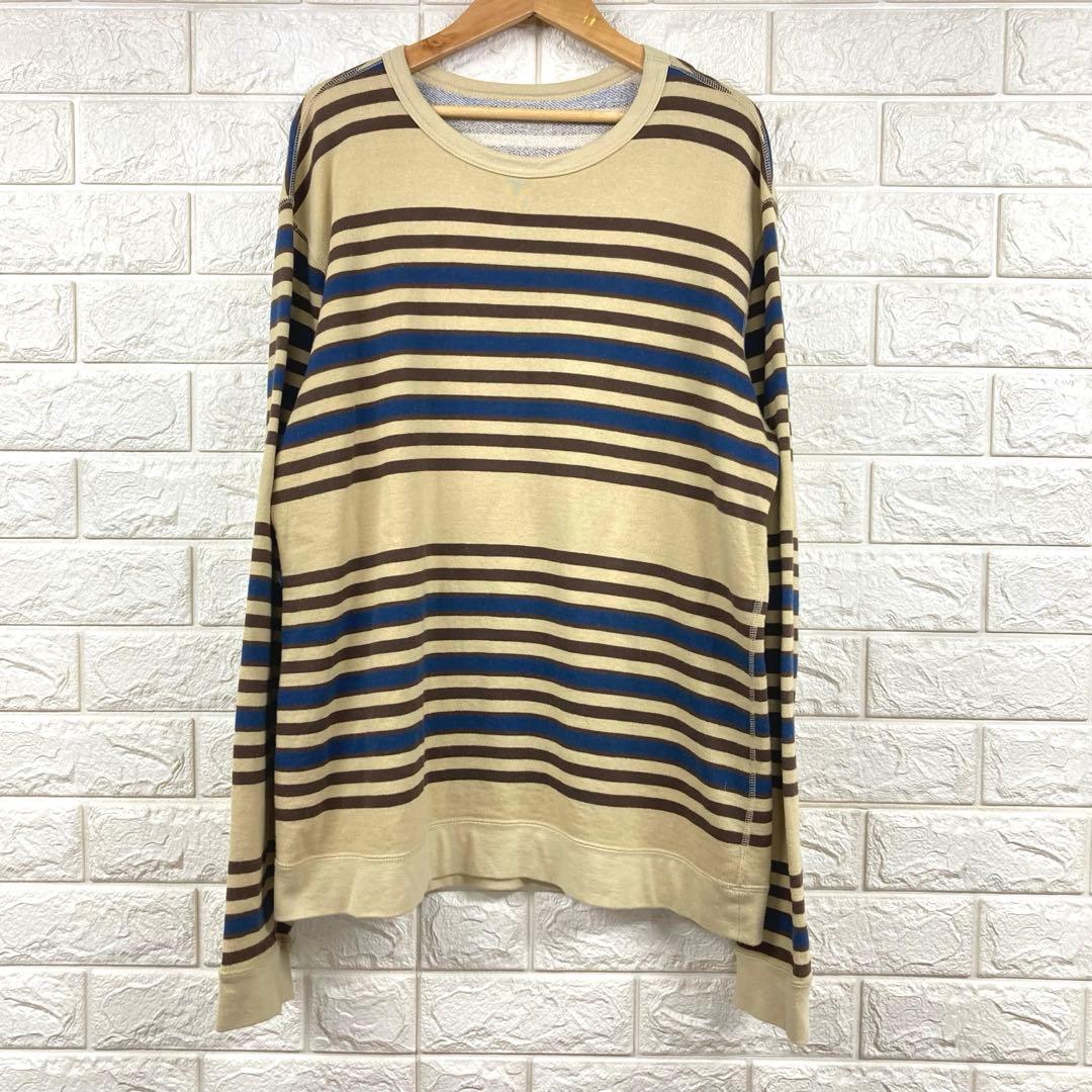 美品 visvim ヴィズヴィム　ボーダー　L/Sカットソー ロンT 4