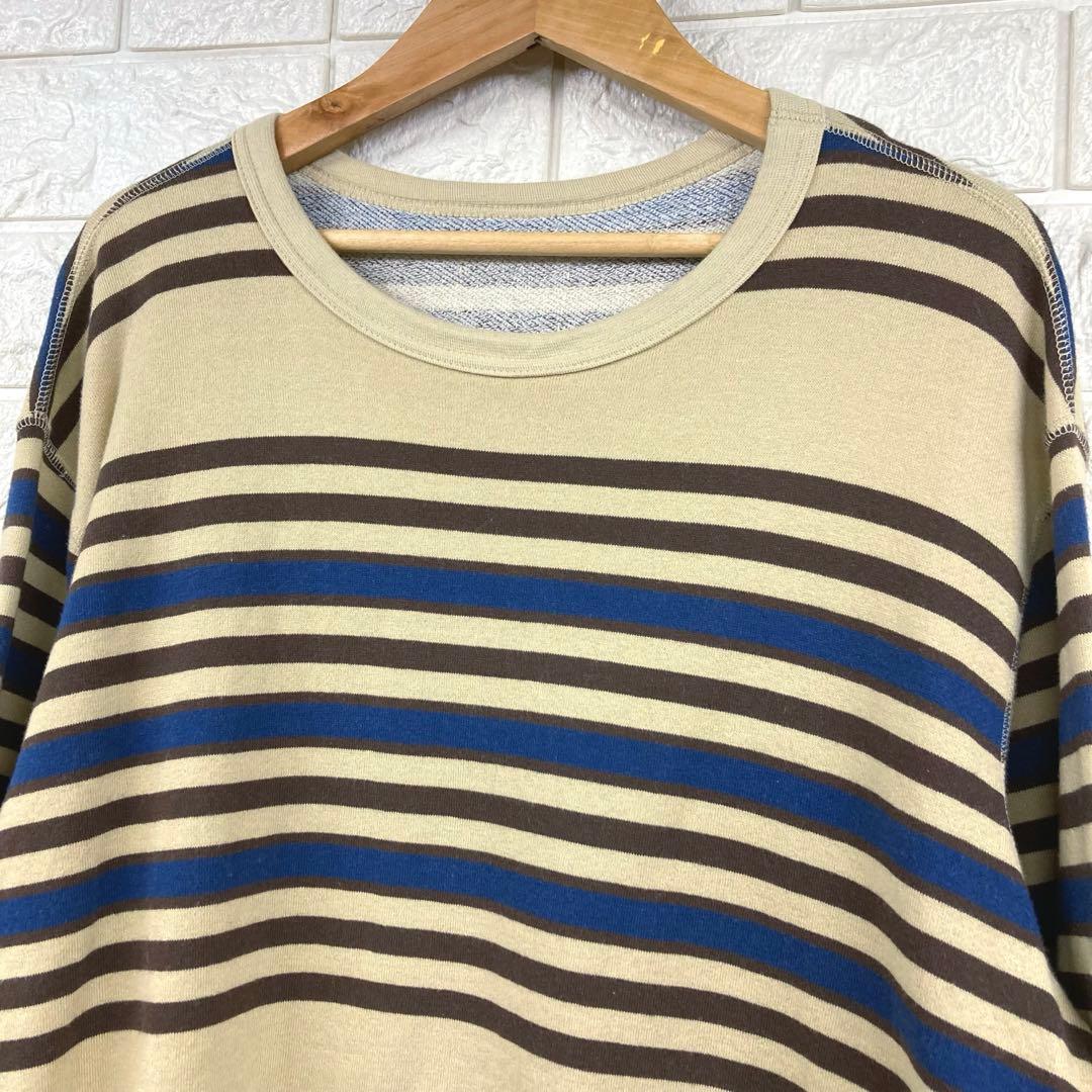 美品 visvim ヴィズヴィム　ボーダー　L/Sカットソー ロンT 4