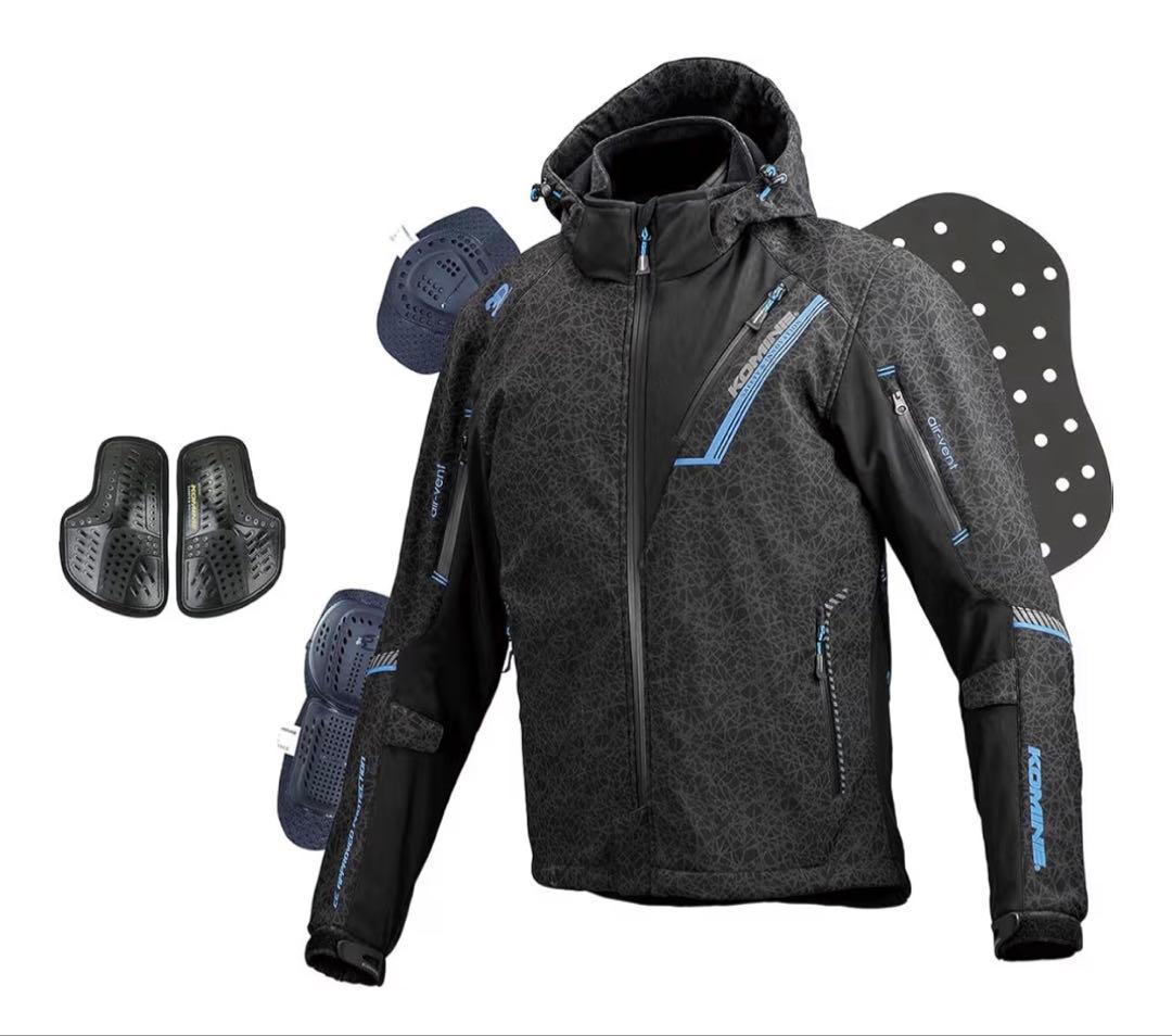 N*l様 バイク用 ジャケット プロテクトソフトシェルウィンターパーカ-イフ J