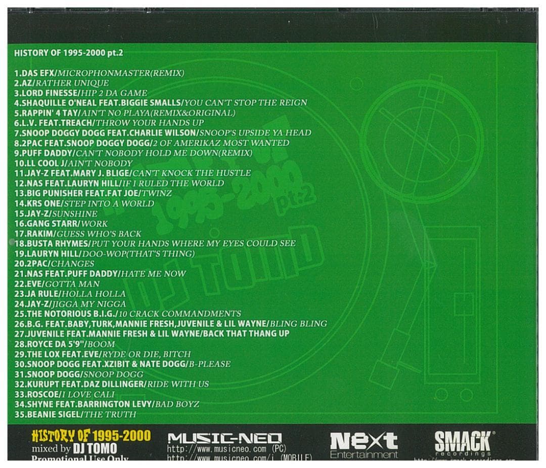 【MIX CD】DJ TOMO A.K.A. BENHUR 6枚セット