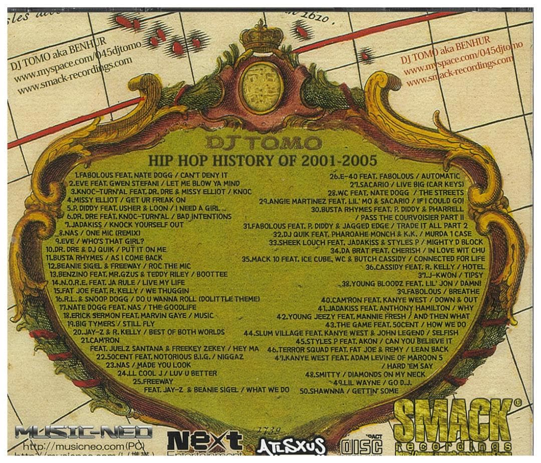 【MIX CD】DJ TOMO A.K.A. BENHUR 6枚セット