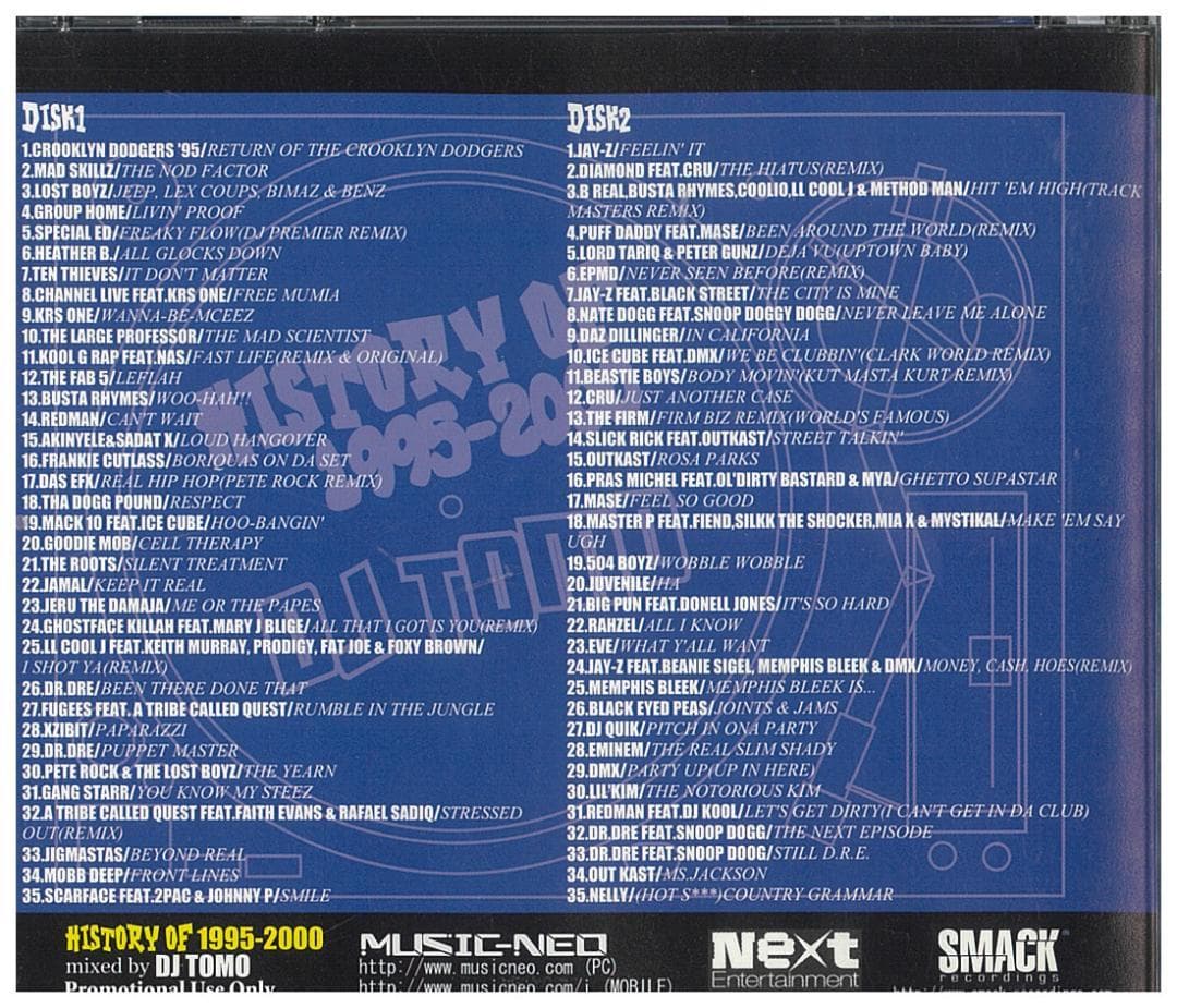 【MIX CD】DJ TOMO A.K.A. BENHUR 6枚セット