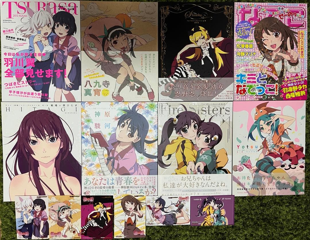 アニメ 物語シリーズ ヒロイン本 8冊 セット