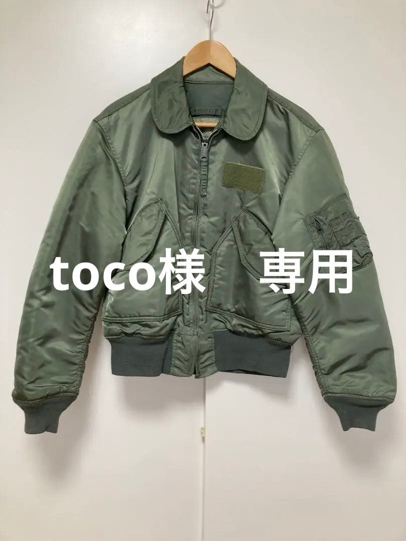 アルファ　アメリカ製　CWU−45/P(N)フライトジャケット　Mサイズ