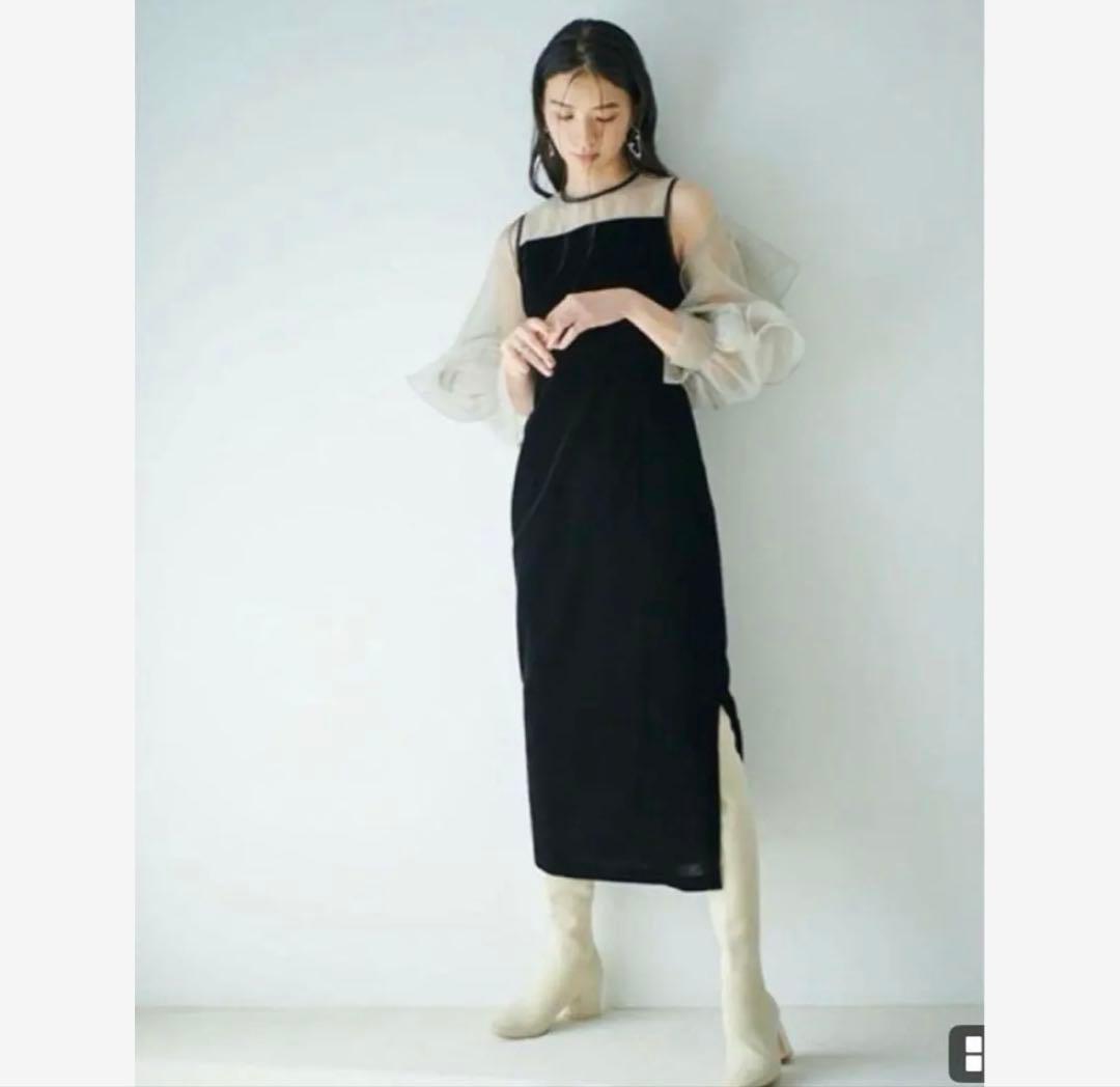 FRAY I.D フリルボレロコンビドレス