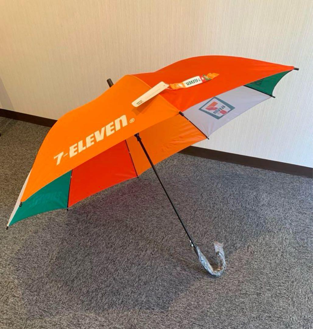 3本 セット！！【香港限定】新品未使用セブンイレブン ロゴ入り カラフル雨傘