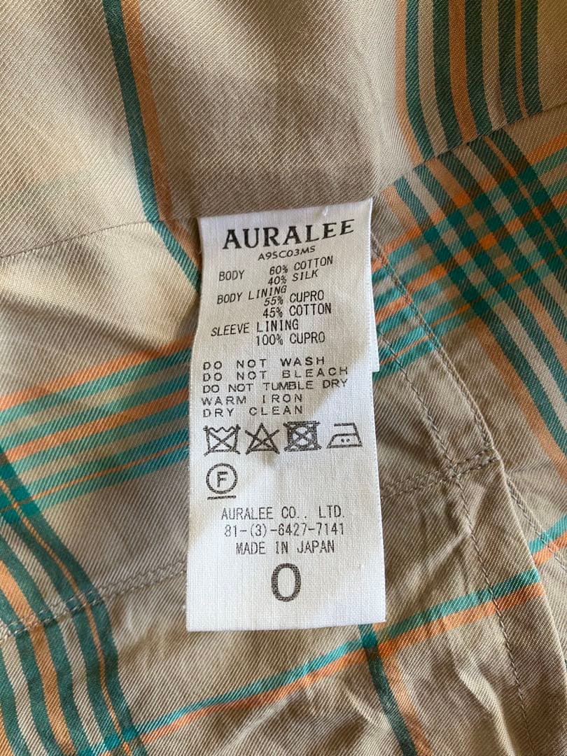 オーラリーAURALEE ・ステンカラーコート