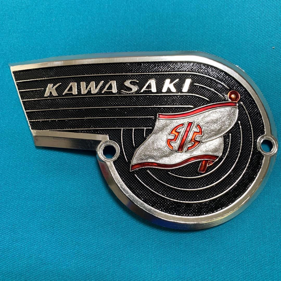 カワサキ純正カワサキW 1W1ＳメグロSGその他タンクエンブレム新品未使用