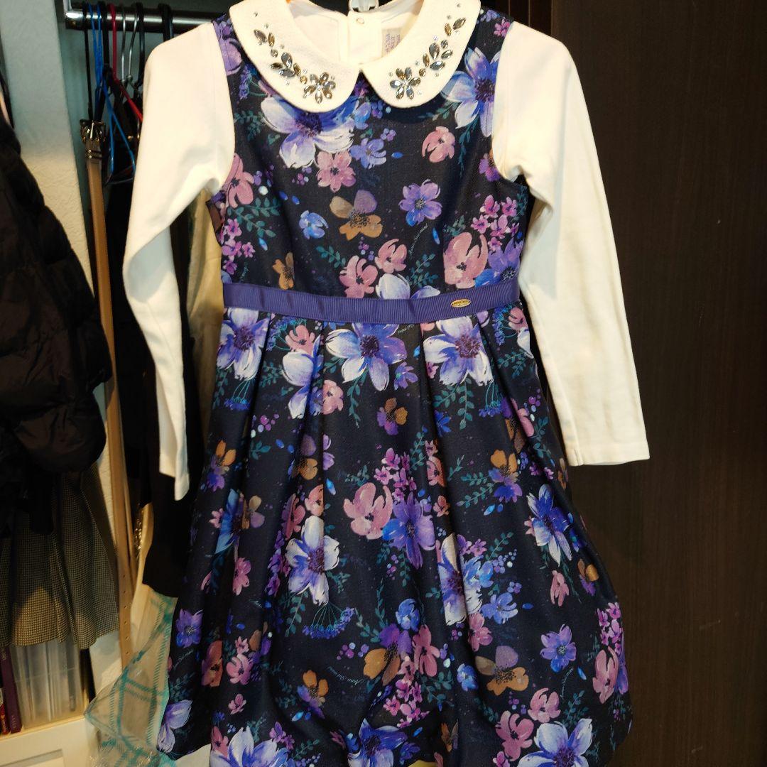 アナスイ　白シャツと花柄ワンピース（セット売り）