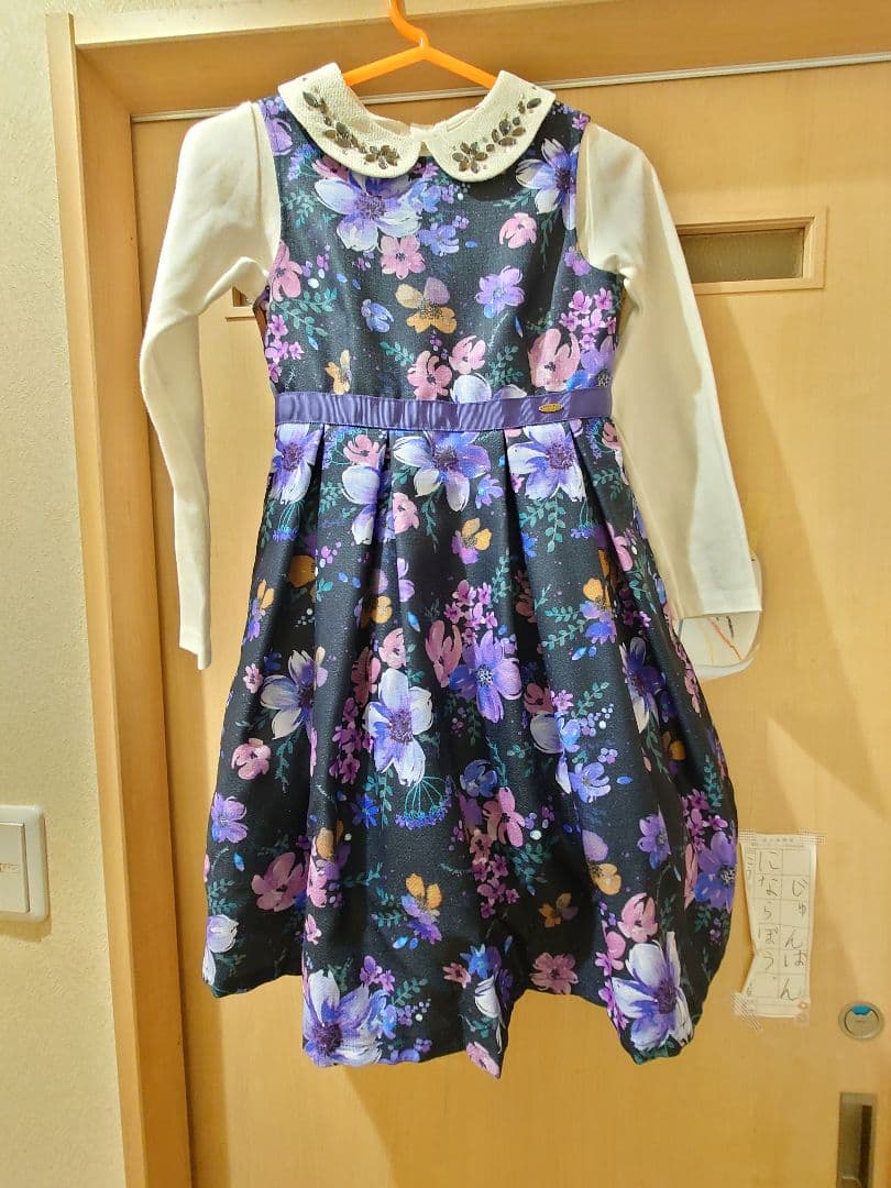 アナスイ　白シャツと花柄ワンピース（セット売り）