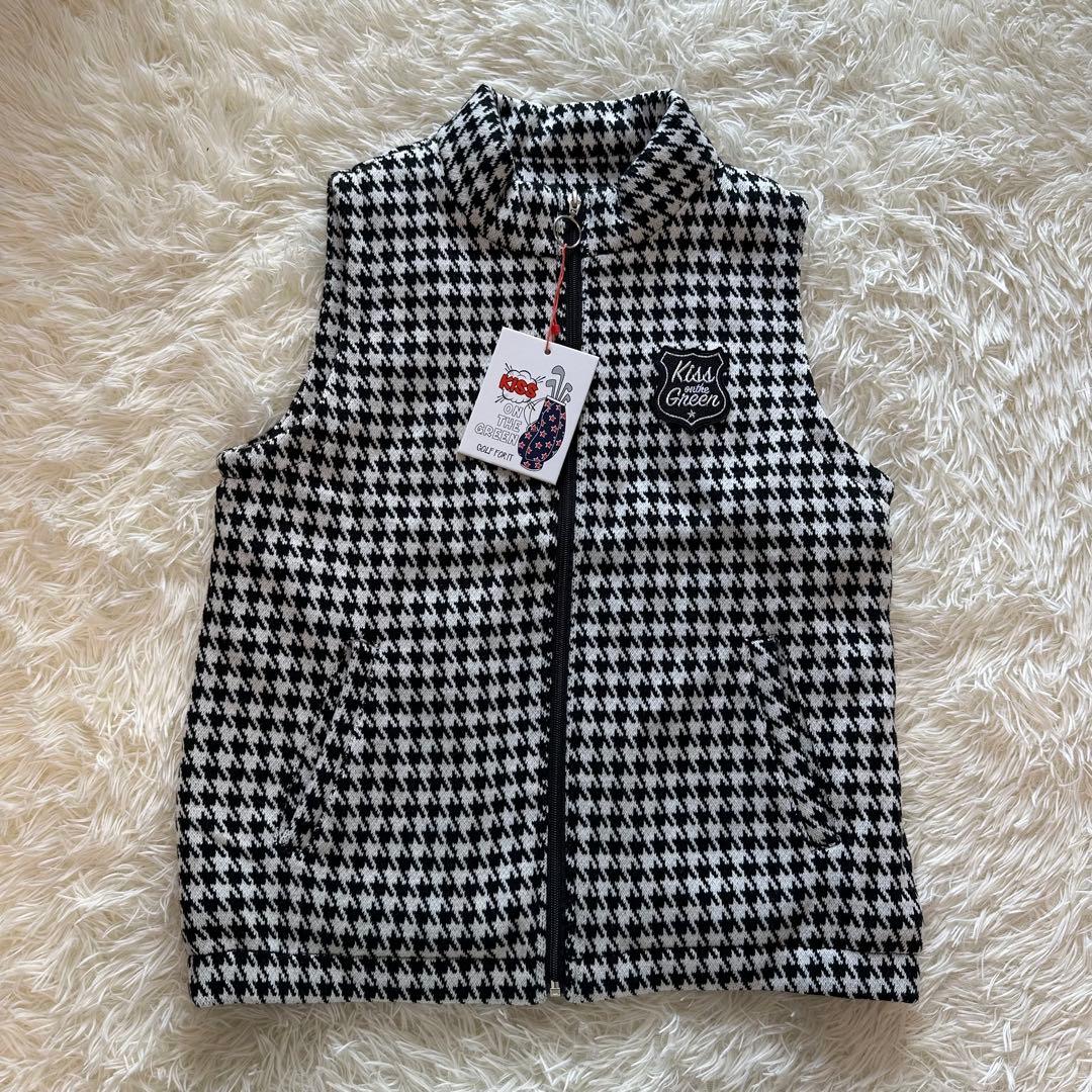 新品未使用 キスオンザグリーン ベストセットアップ 千鳥
