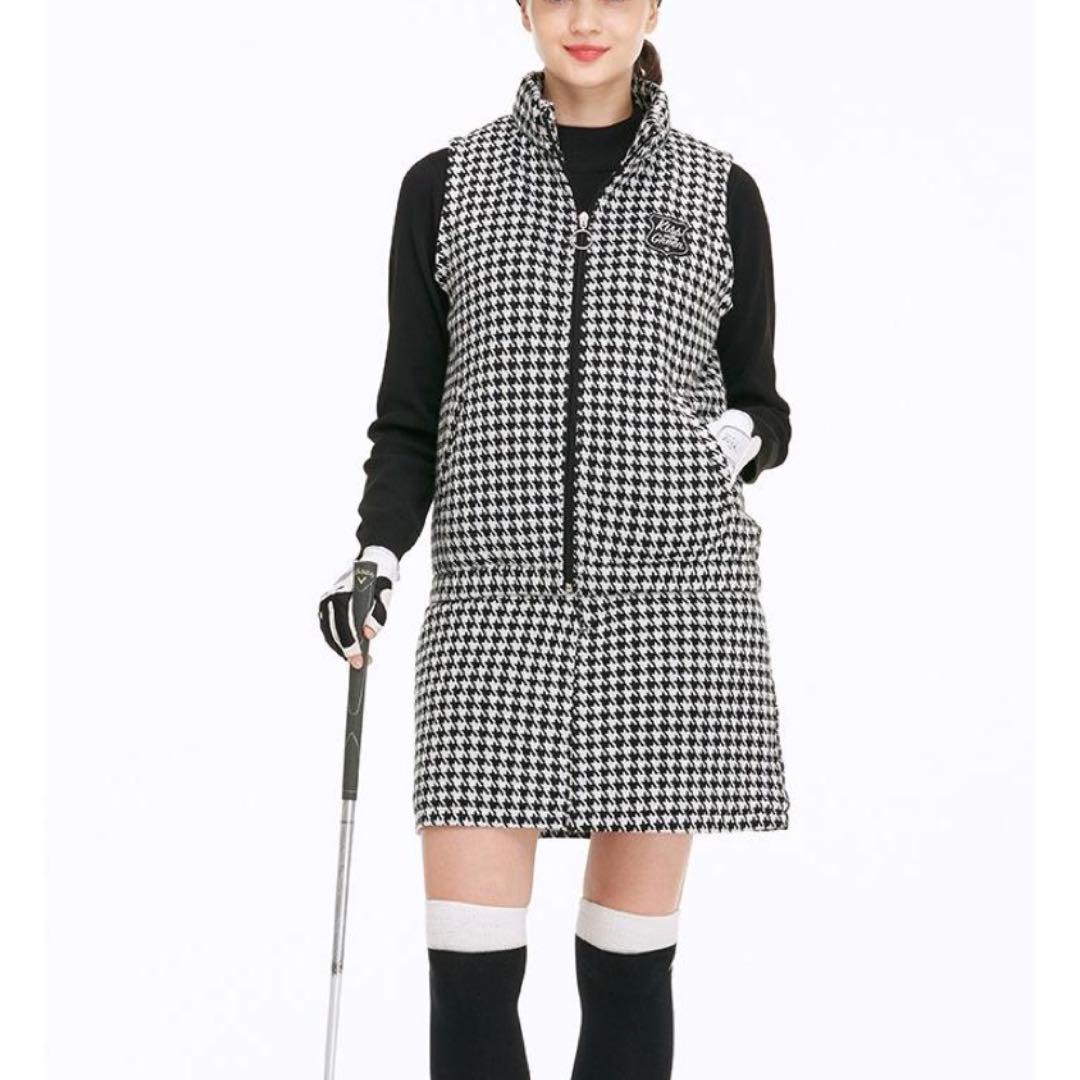 新品未使用 キスオンザグリーン ベストセットアップ 千鳥