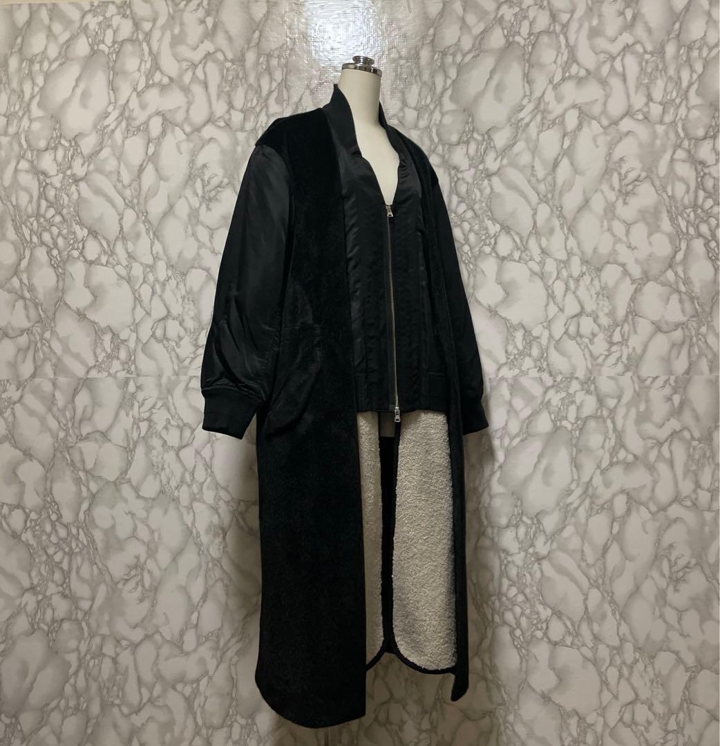 R*a様 美品　TOGA PULLA スペシャルレイヤード　デザインロングコート