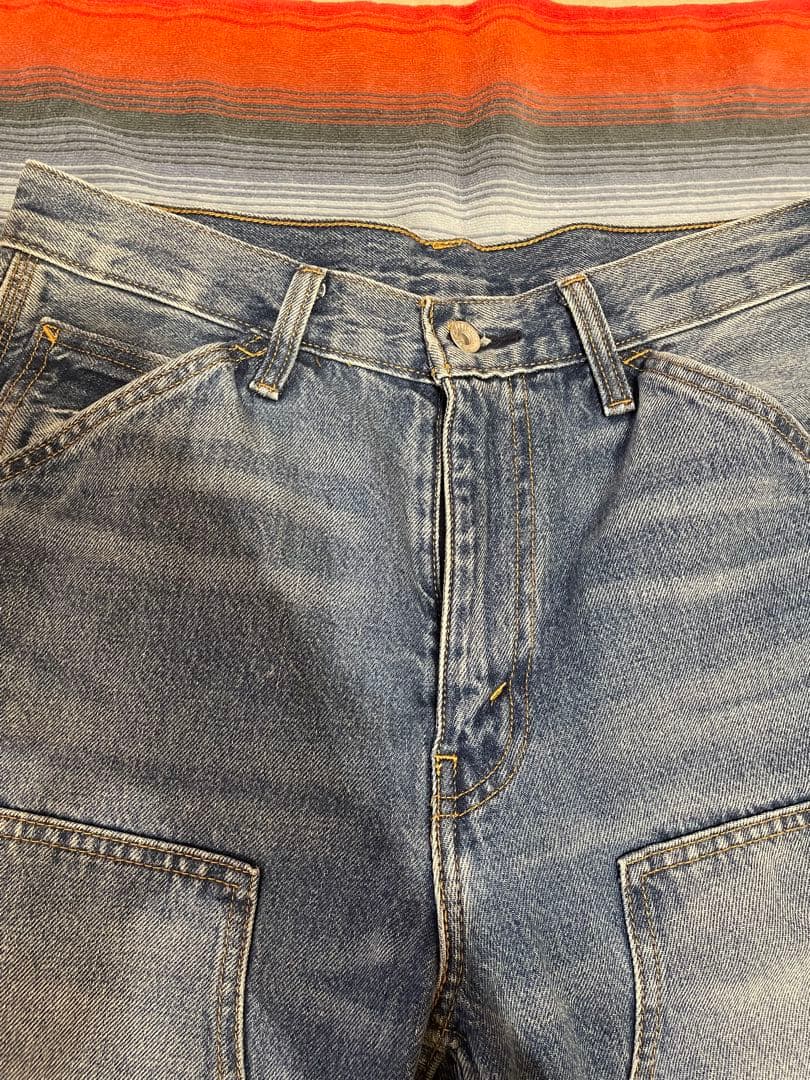 美品　Levi'sリーバイス「568」ルーズストレートカーペンターダブルニー30