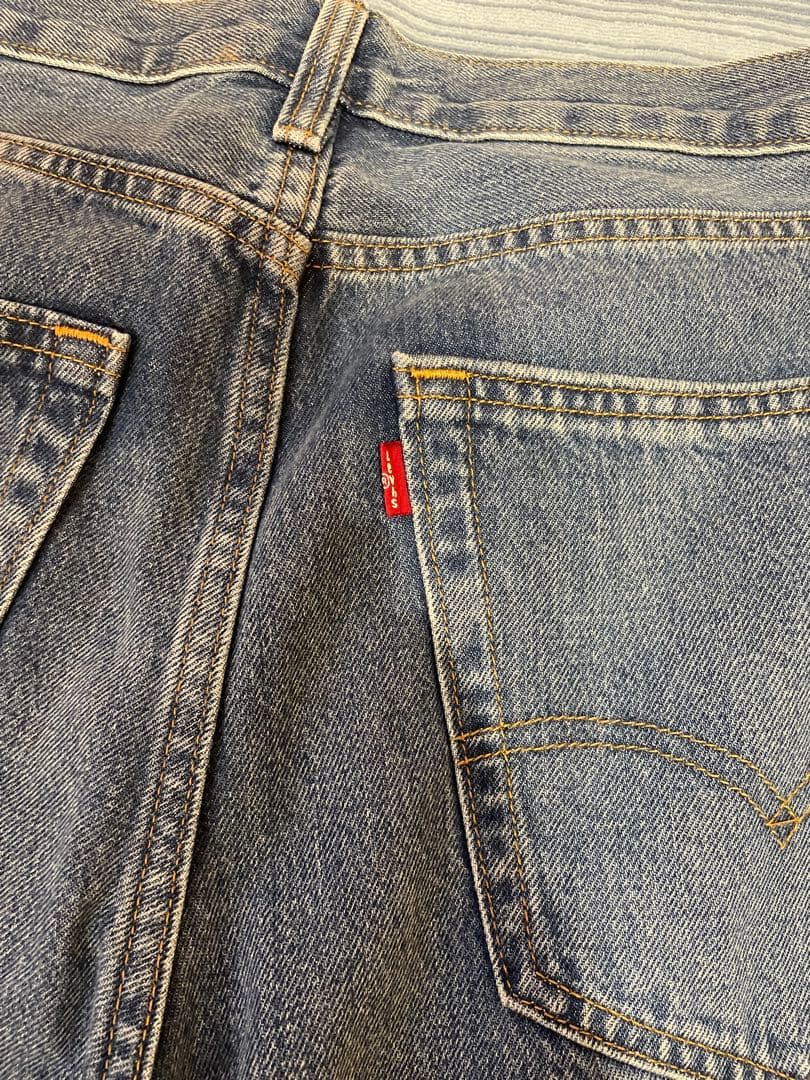 美品　Levi'sリーバイス「568」ルーズストレートカーペンターダブルニー30