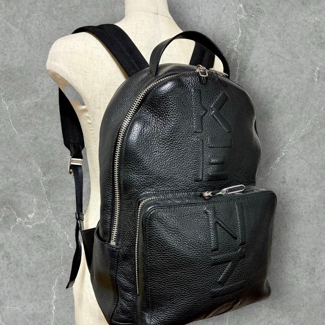 【haru様】　　　　　　　　　KENZO グレインレザー バックパック BLK