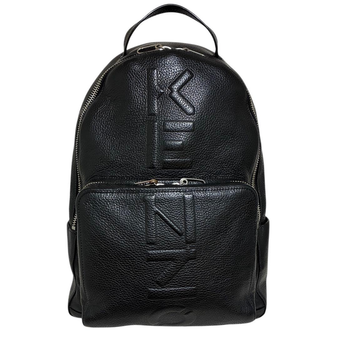 【haru様】　　　　　　　　　KENZO グレインレザー バックパック BLK