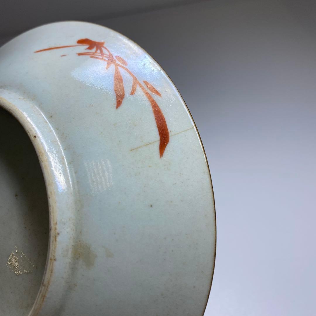 中国清時代　十錦手花図中皿　直径15.3㎝　東Y7-0331☆2Fタルチ