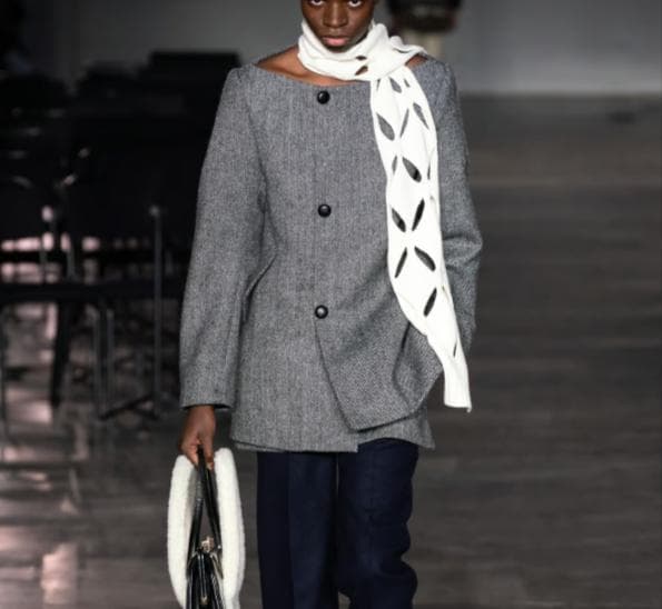 定価3.9万 新品 STEFAN COOKE Slashed scarf グレー