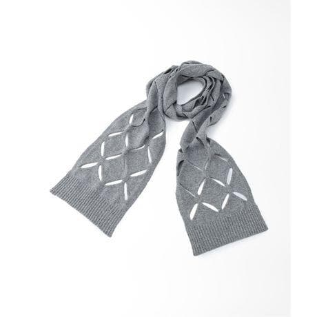 定価3.9万 新品 STEFAN COOKE Slashed scarf グレー