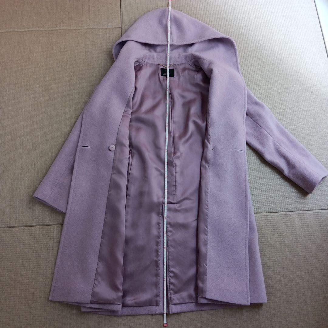 美品　23区　レディース　ウールコート　ローズ　38