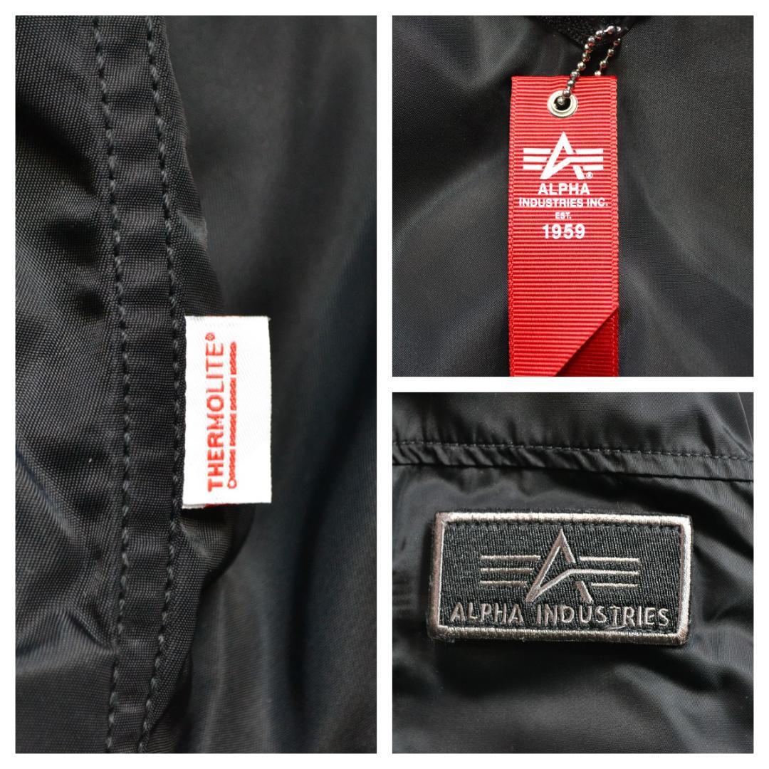 【極美品】ALPHA INDUSTRIESアルファサーモライトリブジャケット5L