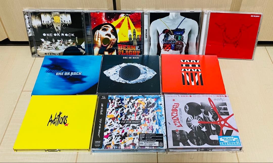 ONE OK ROCK アルバム CD 全10枚セット 初回盤 CD+DVD