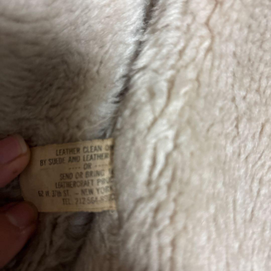 40 ショット G-1 フライトジャケット ヴィンテージ 襟ボア Schott