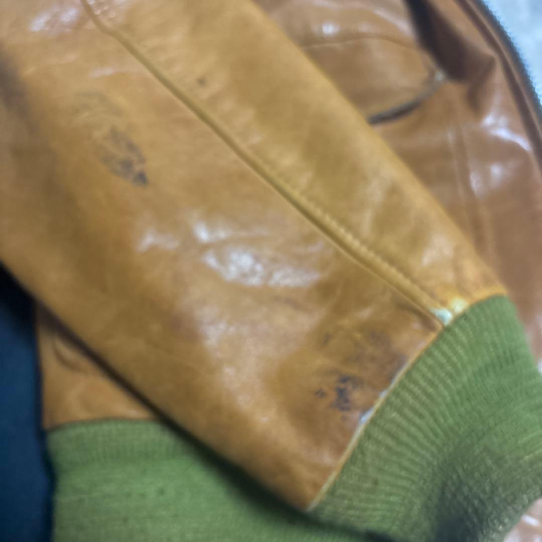 40 ショット G-1 フライトジャケット ヴィンテージ 襟ボア Schott