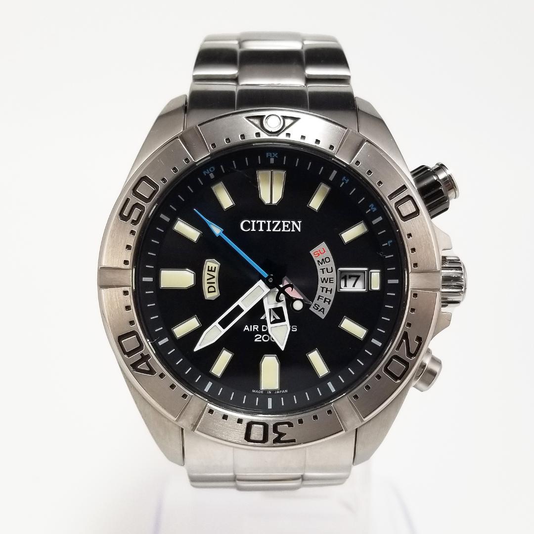 シチズン プロマスター エアダイバーズ 電波ソーラー H112-T016651