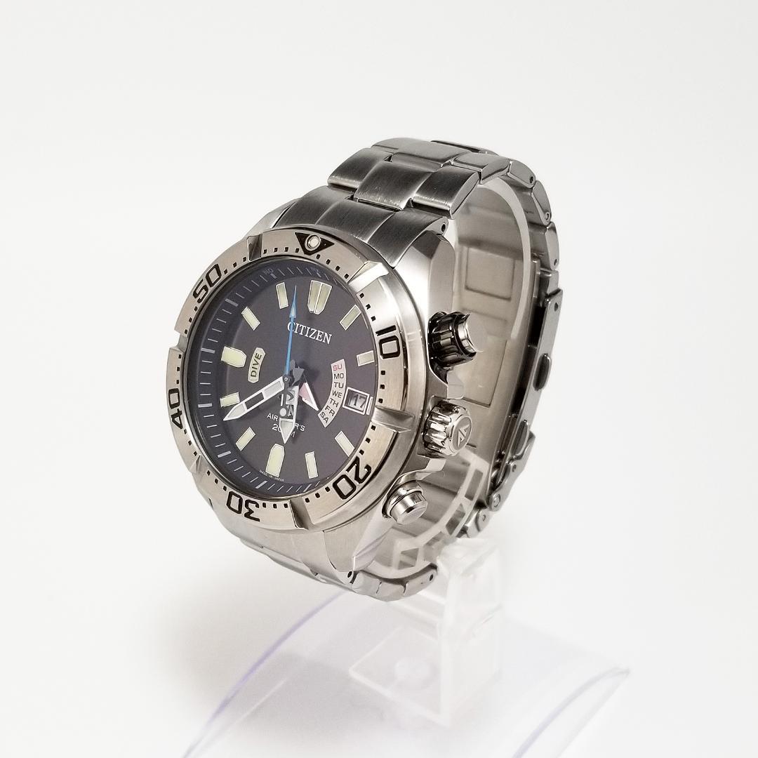 シチズン プロマスター エアダイバーズ 電波ソーラー H112-T016651