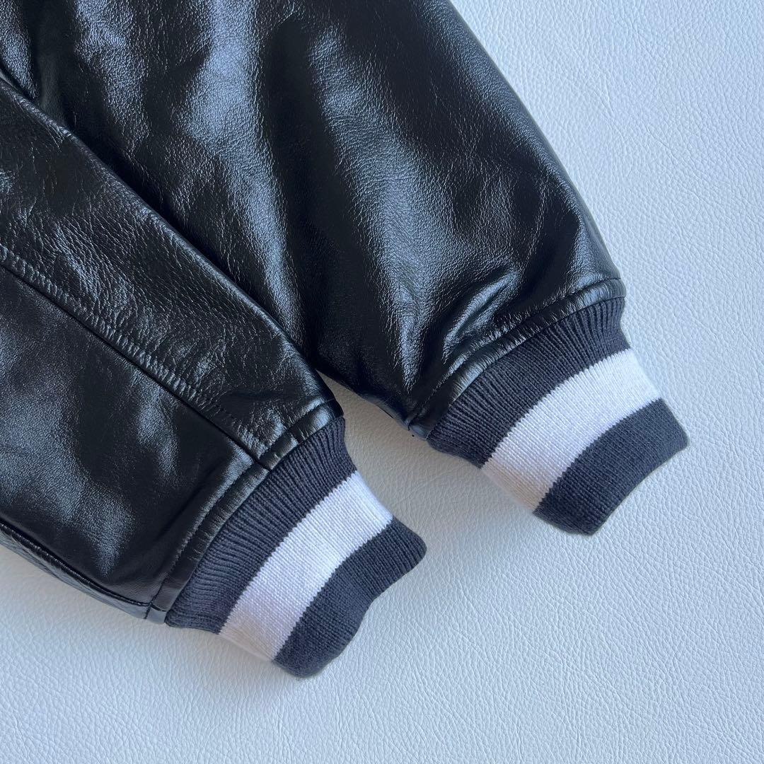 極美品　パーリーゲイツ×シンプソンズ　希少コラボ　スタジャン　レザー　ワッペン