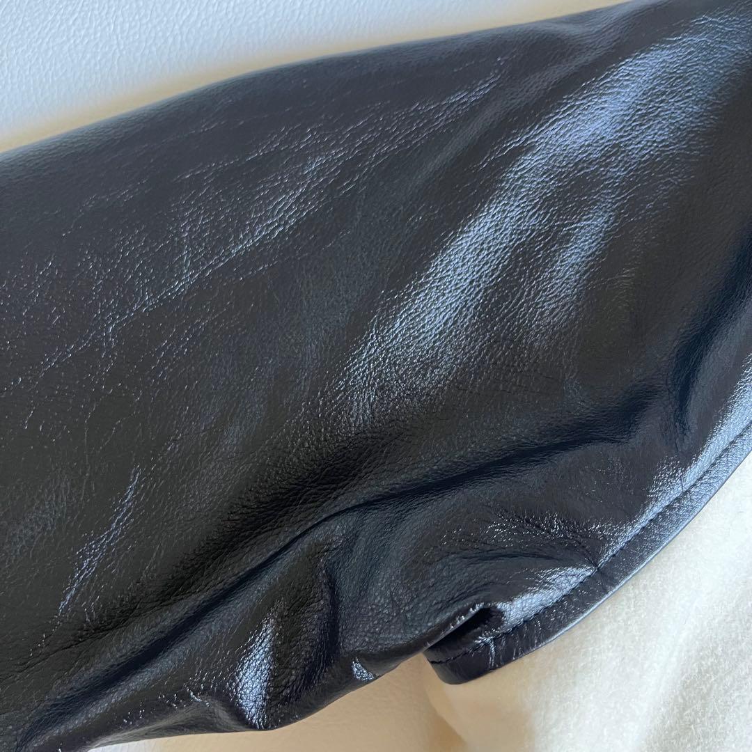 極美品　パーリーゲイツ×シンプソンズ　希少コラボ　スタジャン　レザー　ワッペン