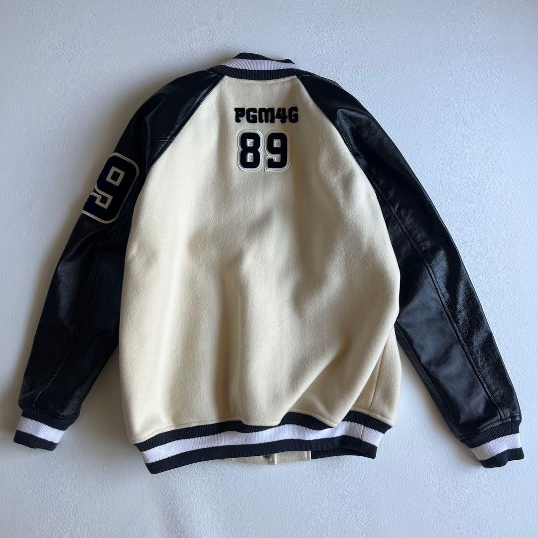 極美品　パーリーゲイツ×シンプソンズ　希少コラボ　スタジャン　レザー　ワッペン