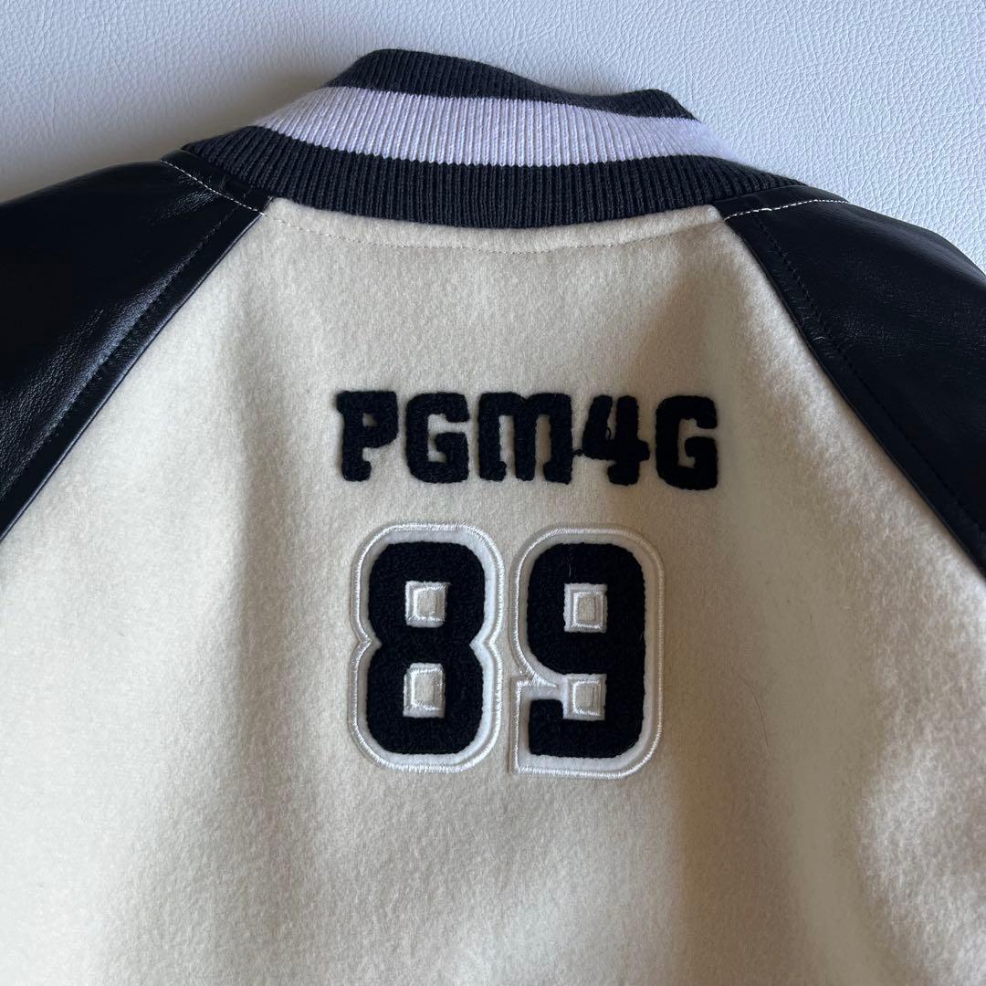 極美品　パーリーゲイツ×シンプソンズ　希少コラボ　スタジャン　レザー　ワッペン