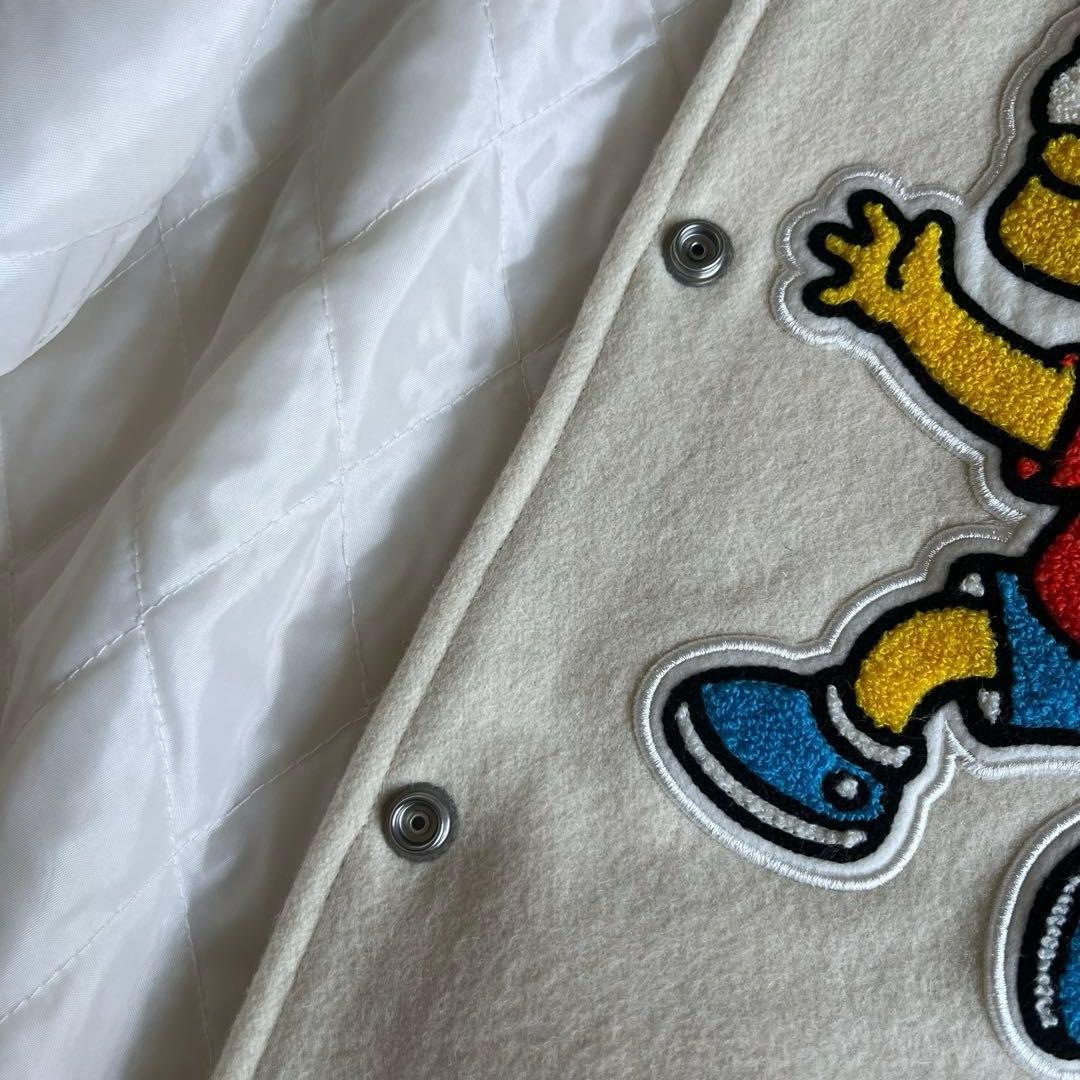 極美品　パーリーゲイツ×シンプソンズ　希少コラボ　スタジャン　レザー　ワッペン