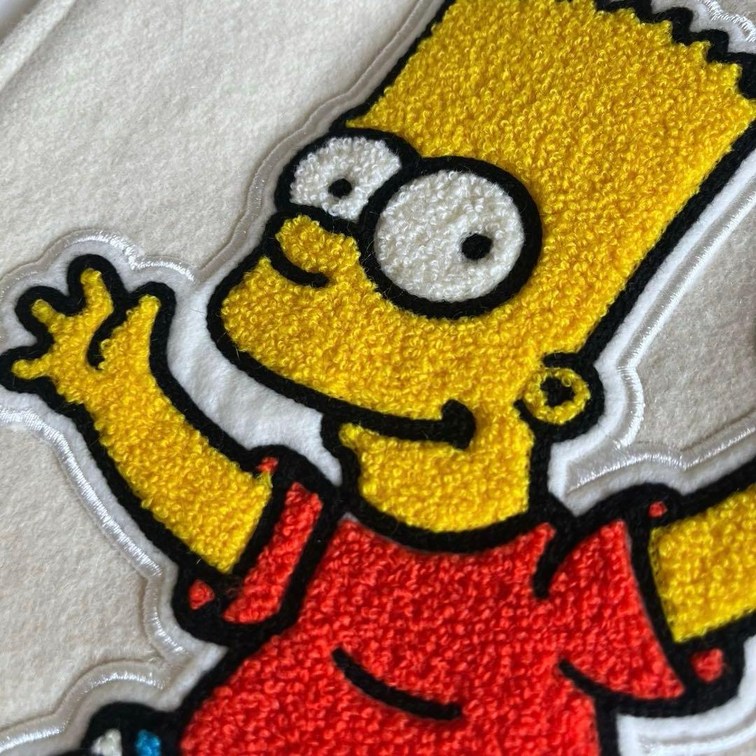 極美品　パーリーゲイツ×シンプソンズ　希少コラボ　スタジャン　レザー　ワッペン