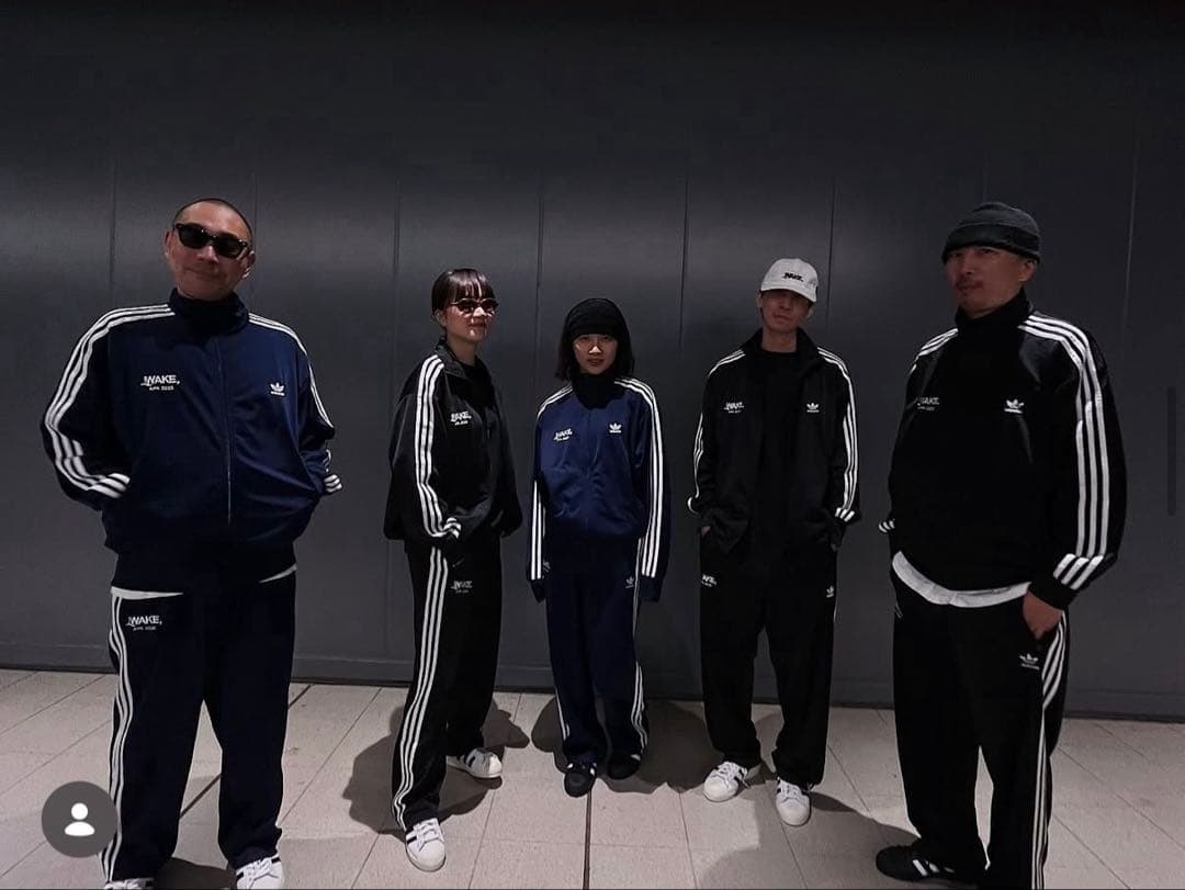 wake × adidas FIREBIRD ブラック size.L