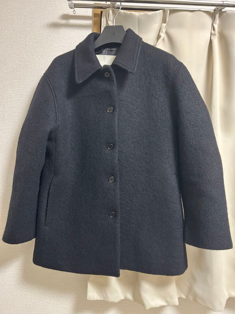 【ohotoro】Hourglass Half Coat
