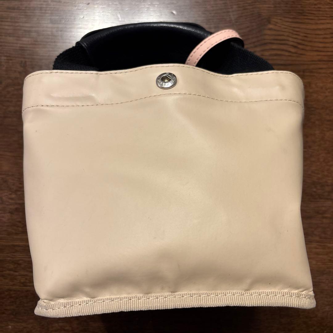 エルベシャプリエパンサーブラン×ノワール×ドラジェ　ドラジェストラップ