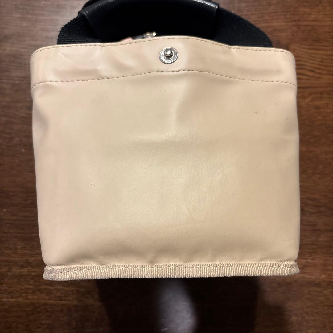 エルベシャプリエパンサーブラン×ノワール×ドラジェ　ドラジェストラップ