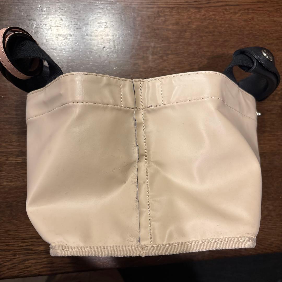 エルベシャプリエパンサーブラン×ノワール×ドラジェ　ドラジェストラップ